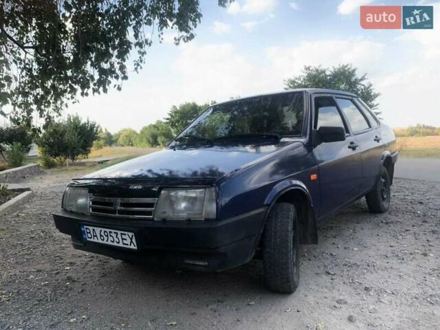 Синій ВАЗ 21099, об'ємом двигуна 1.46 л та пробігом 85 тис. км за 1600 $, фото 1 на Automoto.ua