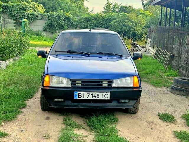 Синий ВАЗ 21099, объемом двигателя 1.5 л и пробегом 297 тыс. км за 2200 $, фото 1 на Automoto.ua