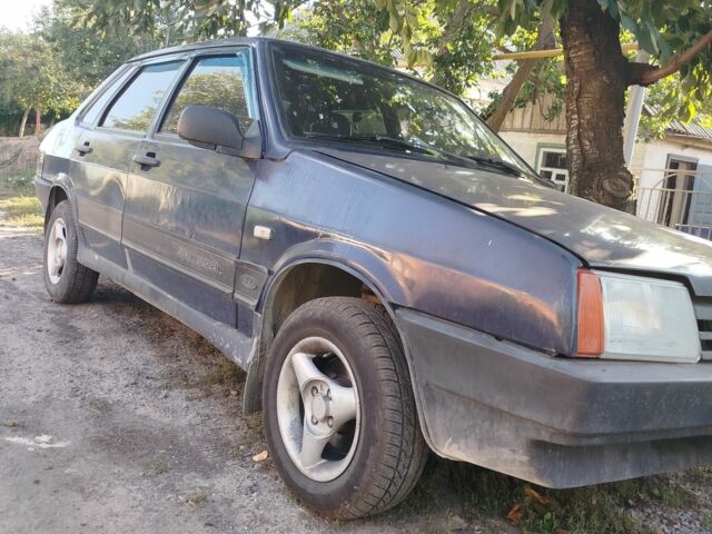 Синий ВАЗ 21099, объемом двигателя 1.3 л и пробегом 100 тыс. км за 501 $, фото 1 на Automoto.ua