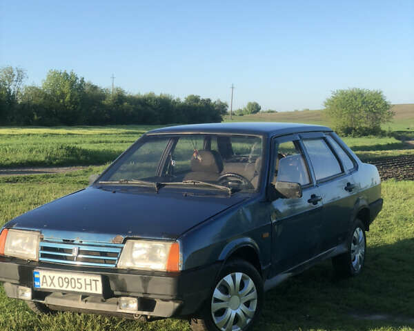 Синий ВАЗ 21099, объемом двигателя 1.5 л и пробегом 150 тыс. км за 650 $, фото 1 на Automoto.ua