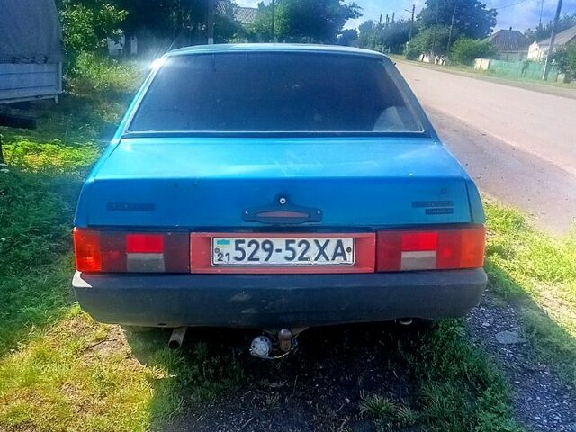 Синий ВАЗ 21099, объемом двигателя 1.5 л и пробегом 90 тыс. км за 700 $, фото 1 на Automoto.ua
