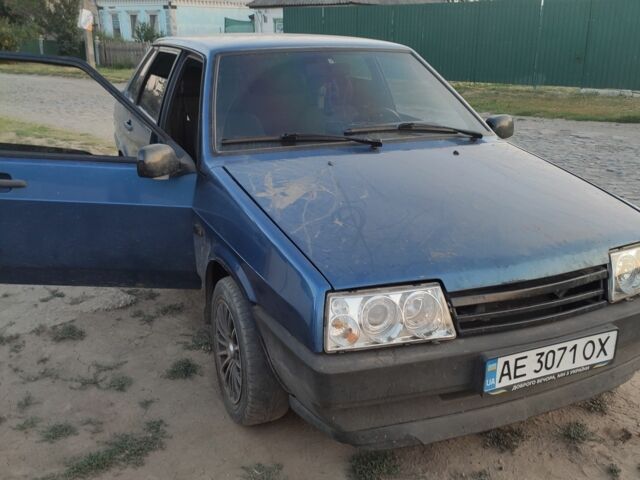 Синий ВАЗ 21099, объемом двигателя 1.5 л и пробегом 85 тыс. км за 1463 $, фото 1 на Automoto.ua