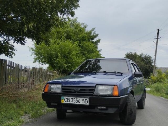 Синий ВАЗ 21099, объемом двигателя 1.5 л и пробегом 50 тыс. км за 1400 $, фото 1 на Automoto.ua