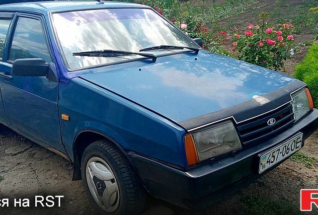 Синий ВАЗ 21099, объемом двигателя 1.6 л и пробегом 66 тыс. км за 900 $, фото 1 на Automoto.ua