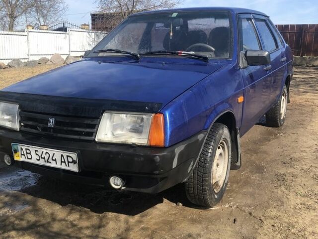 Синий ВАЗ 21099, объемом двигателя 0 л и пробегом 3 тыс. км за 1100 $, фото 1 на Automoto.ua