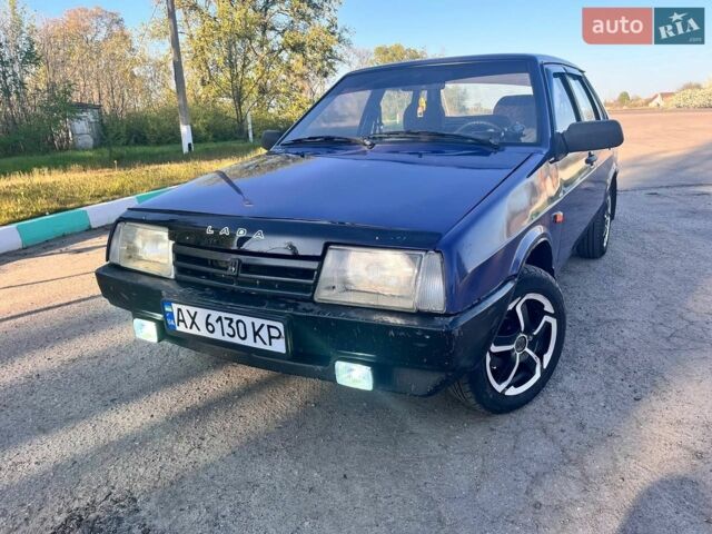 Синий ВАЗ 21099, объемом двигателя 1.5 л и пробегом 100 тыс. км за 1650 $, фото 1 на Automoto.ua
