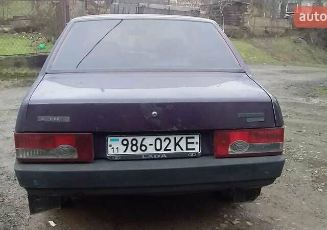 Синий ВАЗ 21099, объемом двигателя 1.5 л и пробегом 180 тыс. км за 1000 $, фото 1 на Automoto.ua