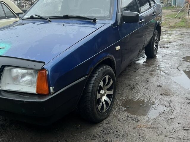Синій ВАЗ 21099, об'ємом двигуна 1.5 л та пробігом 350 тис. км за 700 $, фото 1 на Automoto.ua