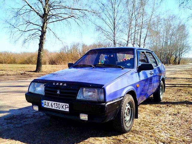 Синий ВАЗ 21099, объемом двигателя 1.5 л и пробегом 190 тыс. км за 1600 $, фото 1 на Automoto.ua