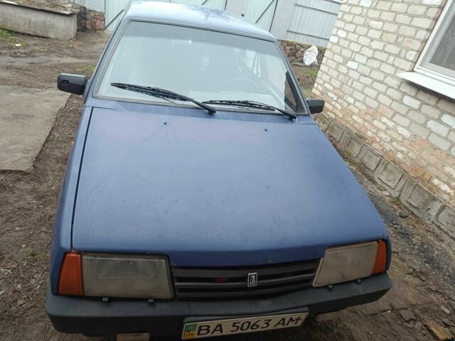 Синий ВАЗ 21099, объемом двигателя 1.5 л и пробегом 338 тыс. км за 1064 $, фото 1 на Automoto.ua