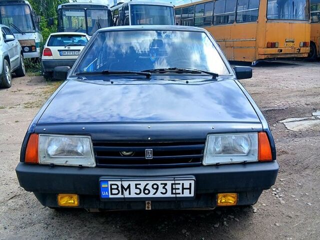 Синий ВАЗ 21099, объемом двигателя 1.5 л и пробегом 250 тыс. км за 1600 $, фото 1 на Automoto.ua