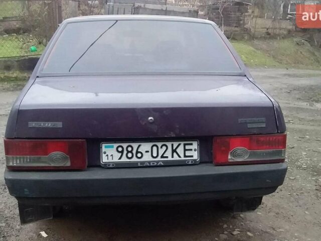 Синий ВАЗ 21099, объемом двигателя 1.5 л и пробегом 180 тыс. км за 1000 $, фото 1 на Automoto.ua
