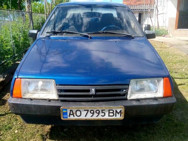 Синий ВАЗ 21099, объемом двигателя 1.5 л и пробегом 142 тыс. км за 650 $, фото 1 на Automoto.ua