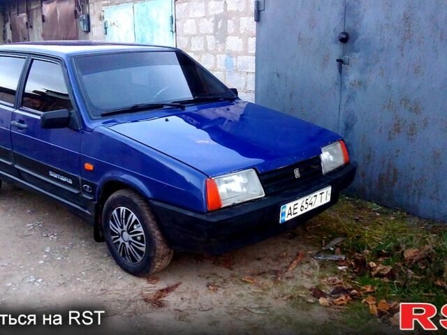 Синий ВАЗ 21099, объемом двигателя 1.5 л и пробегом 170 тыс. км за 1050 $, фото 1 на Automoto.ua