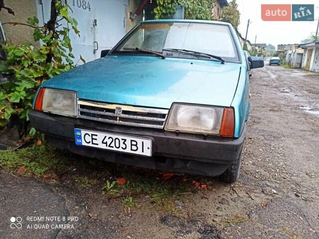 Синий ВАЗ 21099, объемом двигателя 1.49 л и пробегом 200 тыс. км за 610 $, фото 1 на Automoto.ua