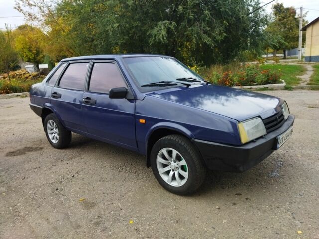 Синий ВАЗ 21099, объемом двигателя 0 л и пробегом 254 тыс. км за 1301 $, фото 1 на Automoto.ua