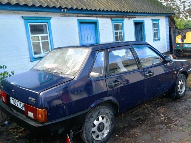 Синий ВАЗ 21099, объемом двигателя 1.5 л и пробегом 1 тыс. км за 481 $, фото 1 на Automoto.ua