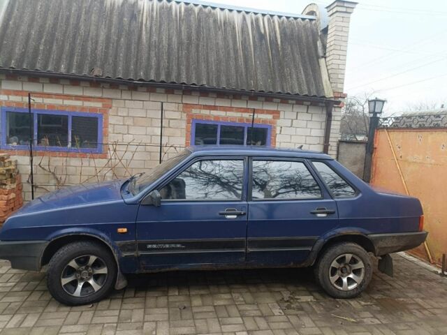 Синій ВАЗ 21099, об'ємом двигуна 1.5 л та пробігом 135 тис. км за 850 $, фото 1 на Automoto.ua