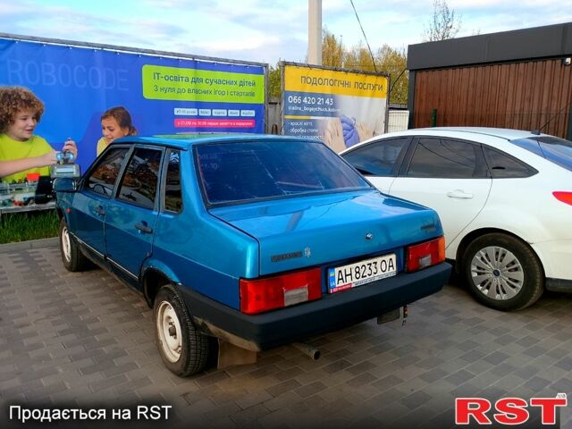 Синій ВАЗ 21099, об'ємом двигуна 1.5 л та пробігом 200 тис. км за 599 $, фото 1 на Automoto.ua