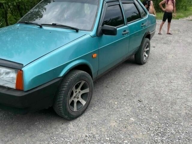 Синий ВАЗ 21099, объемом двигателя 1 л и пробегом 3 тыс. км за 855 $, фото 1 на Automoto.ua