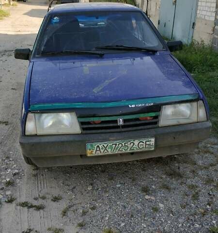 Синий ВАЗ 21099, объемом двигателя 1.5 л и пробегом 106 тыс. км за 1000 $, фото 1 на Automoto.ua