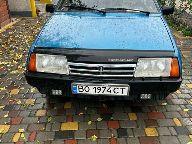 Синий ВАЗ 21099, объемом двигателя 1.5 л и пробегом 290 тыс. км за 1500 $, фото 1 на Automoto.ua