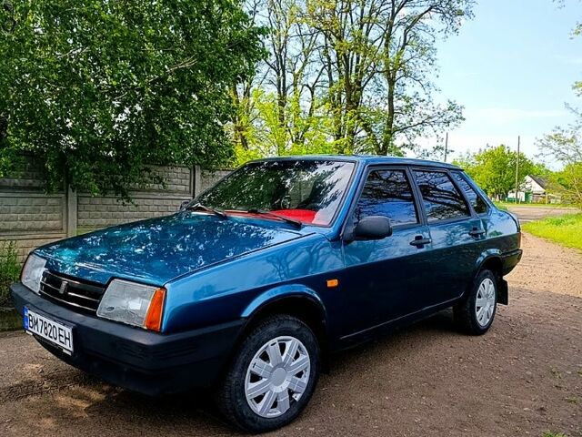 Синий ВАЗ 21099, объемом двигателя 1.5 л и пробегом 0 тыс. км за 1550 $, фото 1 на Automoto.ua
