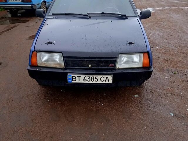Синий ВАЗ 21099, объемом двигателя 1.5 л и пробегом 100 тыс. км за 700 $, фото 1 на Automoto.ua