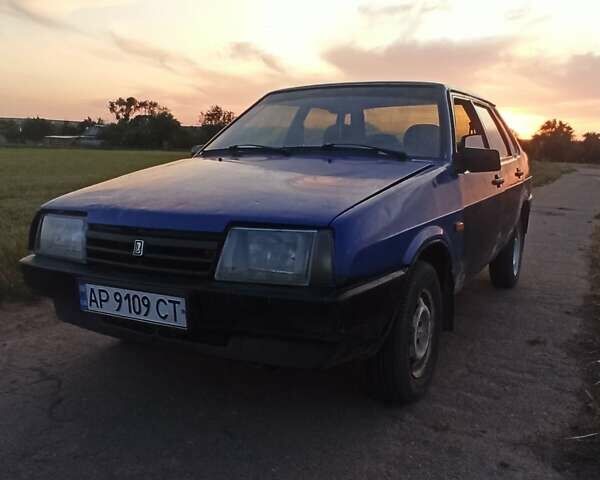 Синій ВАЗ 21099, об'ємом двигуна 1.5 л та пробігом 5 тис. км за 671 $, фото 1 на Automoto.ua