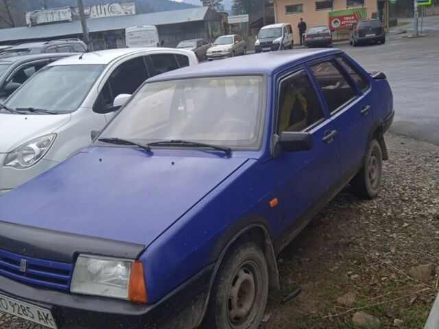 Синий ВАЗ 21099, объемом двигателя 1.5 л и пробегом 500 тыс. км за 850 $, фото 1 на Automoto.ua