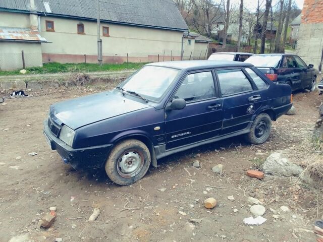 Синий ВАЗ 21099, объемом двигателя 0 л и пробегом 123 тыс. км за 450 $, фото 1 на Automoto.ua