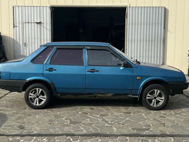 Синий ВАЗ 21099, объемом двигателя 1.5 л и пробегом 3 тыс. км за 1200 $, фото 1 на Automoto.ua