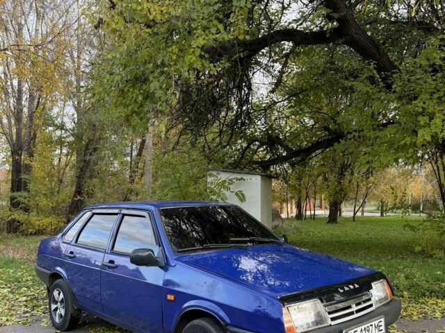 Синий ВАЗ 21099, объемом двигателя 1.5 л и пробегом 777 тыс. км за 1200 $, фото 1 на Automoto.ua