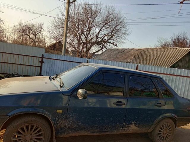 Синий ВАЗ 21099, объемом двигателя 1.5 л и пробегом 100 тыс. км за 1500 $, фото 1 на Automoto.ua