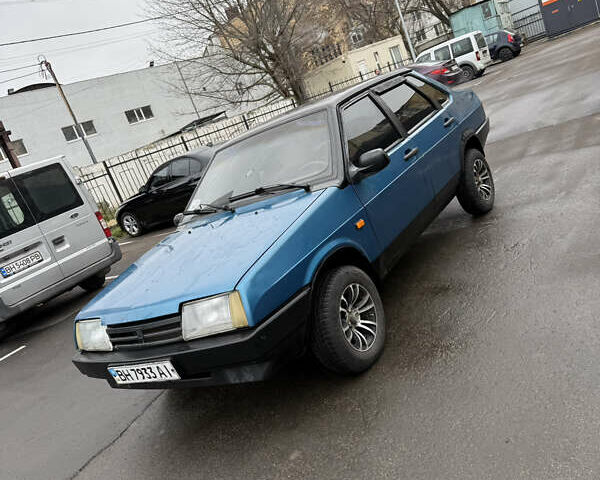 Синий ВАЗ 21099, объемом двигателя 1.5 л и пробегом 200 тыс. км за 1199 $, фото 1 на Automoto.ua