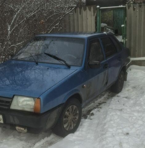 Синій ВАЗ 21099, об'ємом двигуна 1.5 л та пробігом 100 тис. км за 1543 $, фото 1 на Automoto.ua