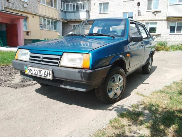 Синий ВАЗ 21099, объемом двигателя 1.5 л и пробегом 1 тыс. км за 1400 $, фото 1 на Automoto.ua