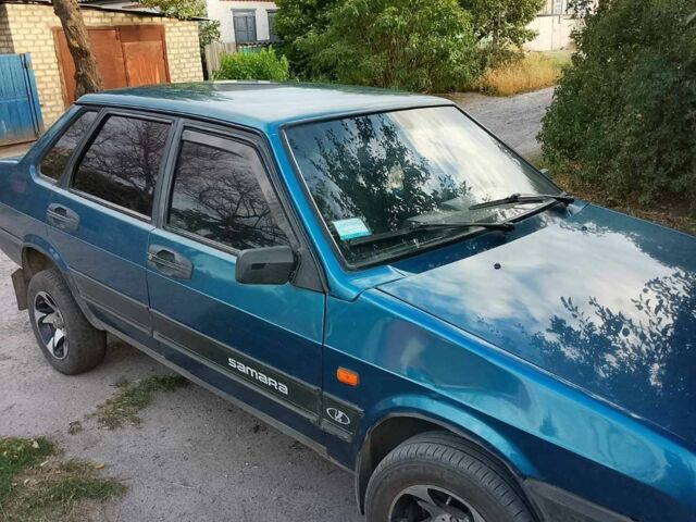 Синий ВАЗ 21099, объемом двигателя 1.5 л и пробегом 150 тыс. км за 1371 $, фото 1 на Automoto.ua