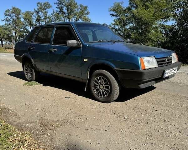 Синий ВАЗ 21099, объемом двигателя 1.5 л и пробегом 250 тыс. км за 1300 $, фото 1 на Automoto.ua