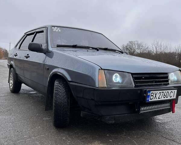 Синий ВАЗ 21099, объемом двигателя 1.5 л и пробегом 346 тыс. км за 1350 $, фото 1 на Automoto.ua