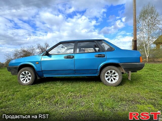 Синий ВАЗ 21099, объемом двигателя 1.5 л и пробегом 341 тыс. км за 1650 $, фото 1 на Automoto.ua