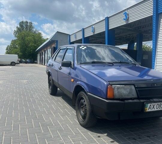 Синій ВАЗ 21099, об'ємом двигуна 0 л та пробігом 194 тис. км за 1602 $, фото 1 на Automoto.ua