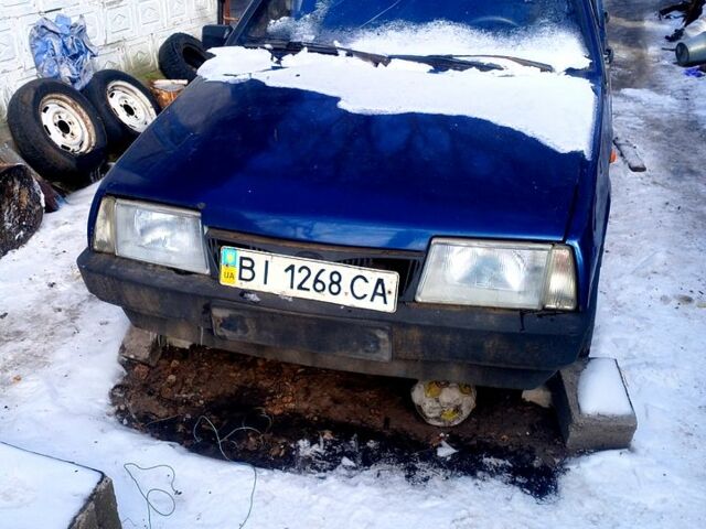 Синій ВАЗ 21099, об'ємом двигуна 1.5 л та пробігом 235 тис. км за 460 $, фото 1 на Automoto.ua