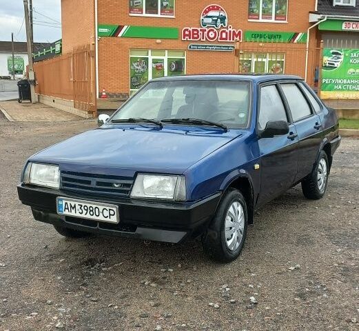 Синий ВАЗ 21099, объемом двигателя 1.5 л и пробегом 222 тыс. км за 850 $, фото 1 на Automoto.ua