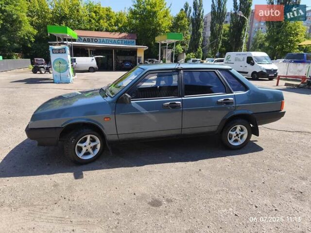 Синий ВАЗ 21099, объемом двигателя 1.6 л и пробегом 44 тыс. км за 2900 $, фото 1 на Automoto.ua