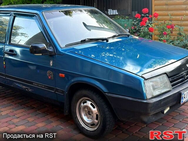 Синий ВАЗ 21099, объемом двигателя 1.5 л и пробегом 100 тыс. км за 1250 $, фото 1 на Automoto.ua
