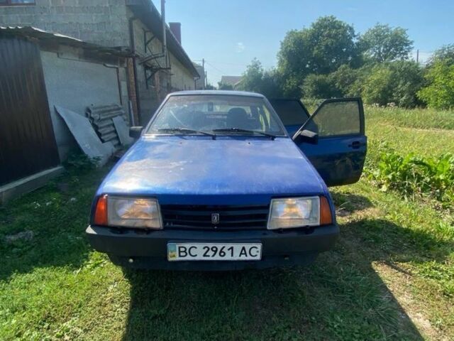 Синий ВАЗ 21099, объемом двигателя 1.5 л и пробегом 33 тыс. км за 628 $, фото 1 на Automoto.ua