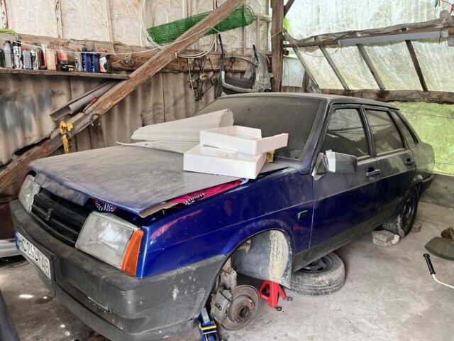 Синий ВАЗ 21099, объемом двигателя 1.5 л и пробегом 170 тыс. км за 700 $, фото 1 на Automoto.ua