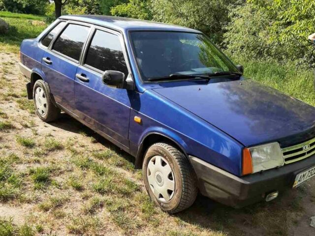 Синий ВАЗ 21099, объемом двигателя 1.5 л и пробегом 186 тыс. км за 2350 $, фото 1 на Automoto.ua