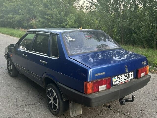 Синий ВАЗ 21099, объемом двигателя 1.6 л и пробегом 185 тыс. км за 1200 $, фото 1 на Automoto.ua